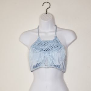 Victoria's Secret Fringe Bikini Top Size Large